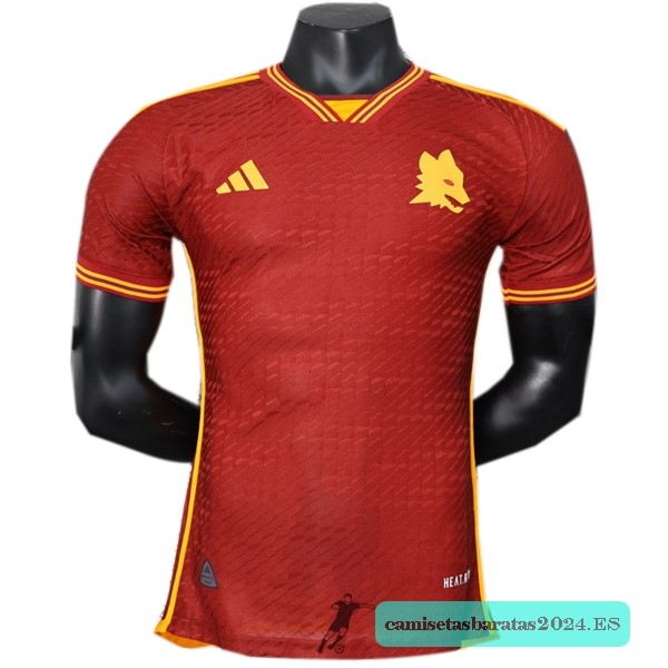Nuevo Tailandia Casa Jugadores Camiseta As Roma 2023 2024 Rojo